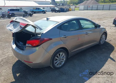 2014 Hyundai Elantra Se z USA, uszkodzony, nr VIN 5NPDH4AE6EH474427